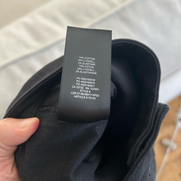 Aritzia Wilfred Free Brennan knee patch utility high rise pants size 4 - Picture 9 of 9